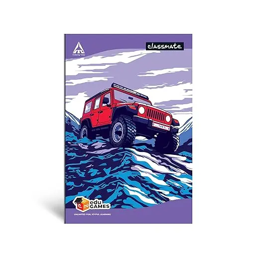 Classmate Long Book - ruled, 172 Pages, 272 mm x 167 mm/ Pack of 6 Notebook