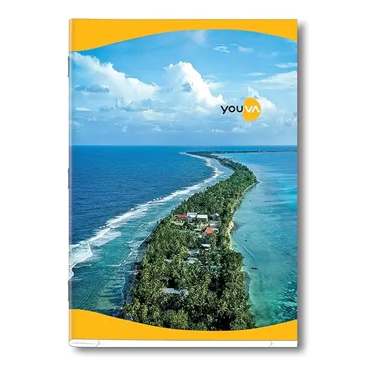 Navneet Youva | Long Book | Soft Bound/Soft cover Notebook for Students | A4 size - 21 cm X 29.7 cm | Single line/ Pack of 6 Notebook